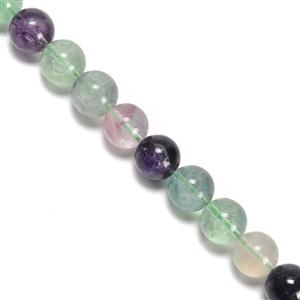 475 cts Fluorite Plain Rounds Approx 12mm,38cm Strand