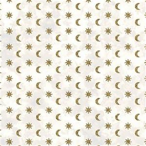 Jason Yenter The Sun The Moon And The Stars Collection Moon And Stars Fabric 0.5m