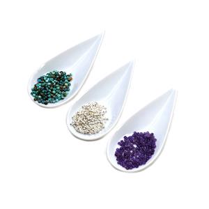 Gem Kit: Amethyst & Turquoise & Silver Haematite Faceted Rondelles Approx 2x3mm