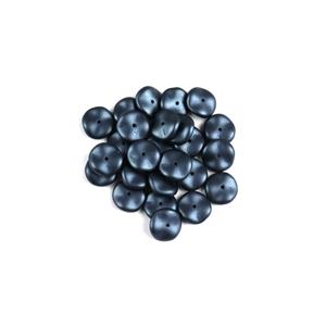 Preciosa Ornela Alabaster Pearl Pastel Navy Blue Ripple Beads Approx. 12mm (25pcs)