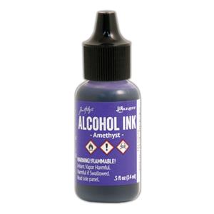 Alcohol Ink Amethyst