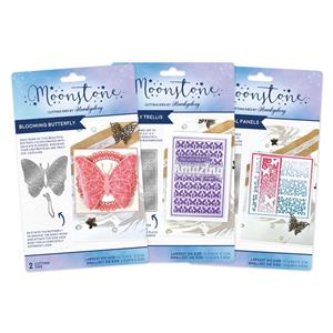 Moonstone Dies - Butterfly Beauty Multibuy,  Blooming Butterfly, Butterfly Trellis and Pretty Floral Panels die sets