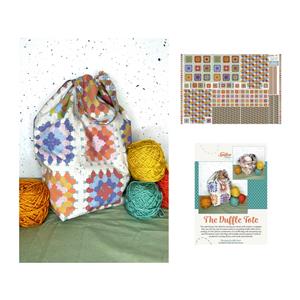 Amber Makes The Crochet Duffle Tote Kit: Panel & Instructions