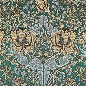 William Morris Honeysuckle Emerald Deluxe Tapestry Fabric 0.5m