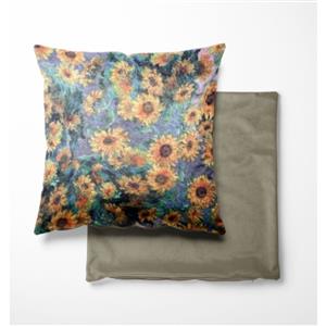 Van Gogh Sunflowers Cushion Cover 0.46 x 0.46m