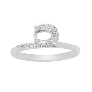 Hayley Kruger Comet And Stars Oval Ring  (to fit 6x4 gemstone)