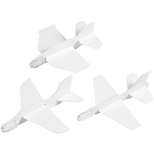 Airplanes, white, L: 11,5-12,5 cm, W: 11-12 cm, 3 pc/ 1 pack