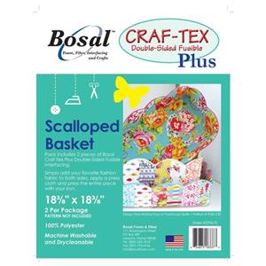Bosal Craft-Tex Scalloped Basket Set of 2