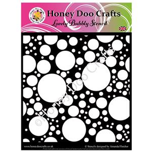Honey Doo Crafts Lovely Bubbly Stencil 7