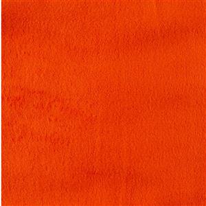 House of Alistair Orange Antipill Polar Fleece Fabric. Sold by the Metre