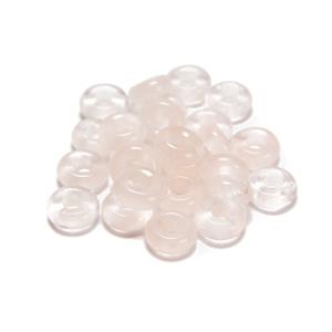 33cts Rose Quartz Rings Approx 8mm, 25pcs