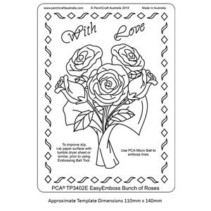 ParchCraft Template - Bunch of Roses, 121 x 171 