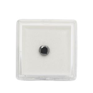 0.5cts Black Diamond Round Brilliant Approx 4 to 5mm