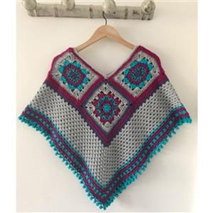 Adventures in Crafting Mermaid Summer Nights Crochet Poncho  Kit