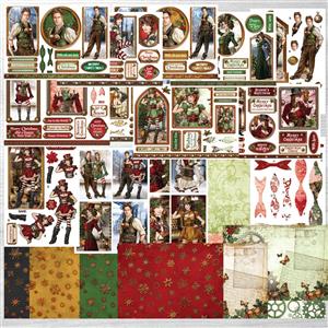 SteamPunk Christmas  Cardmaking kit with Forever Code