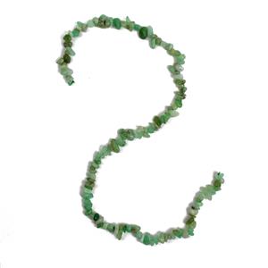 120cts Chrysoprase Small Nuggets Approx 3x4-6x10mm, 38cm strand