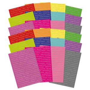 Bold & Bright Stickables Just My Type Foiled Paper Pack 24-sheet 7