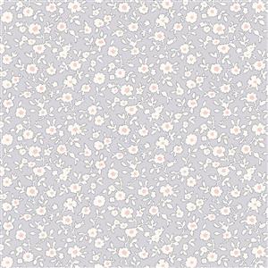Liberty Collector's Home Pavilion Neutrals Daisy Trail Light Grey Fabric 0.5m