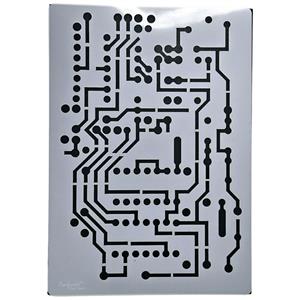 Short Circuit A4 Stencil