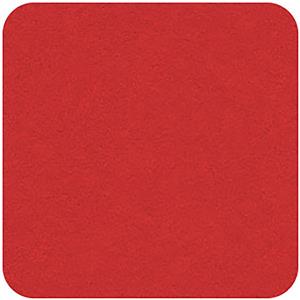 Felt Square in Red 22.8x22.8cm (9x9