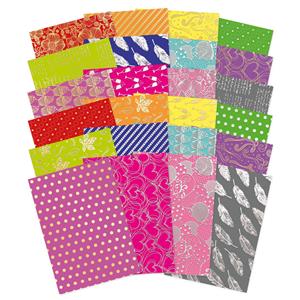 Bold & Bright Stickables A5 Self-Adhesive Foiled Papers Contains 24 x foiled edge-to-edge A5 sheets