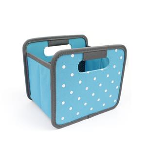  Foldable Meori Box Mini Azure Blue Dots 16.5x14x12.5cm
