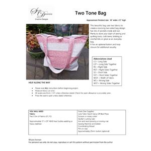 Suzie Duncan Two Tone Bag Instructions