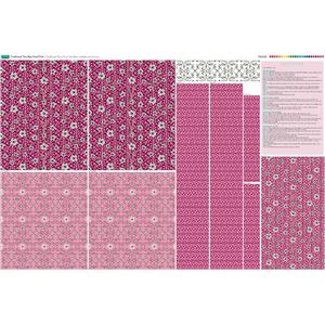Pink Traditional Tote Bag Fabric Panel (140 x 96cm)