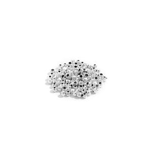 925 Sterling Silver Spacer Beads 2mm, 100pcs (x1 designs)