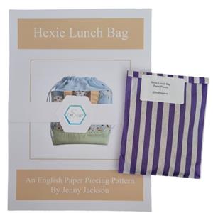 Jenny Jackson's EPP Hexie Lunch Box Pattern & Paper Pieces 
