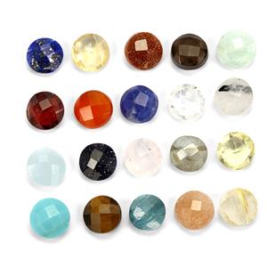9.50cts Multi Gemstone Briolette Cut Flat Rounds Approx 5mm (Pack of 20) 