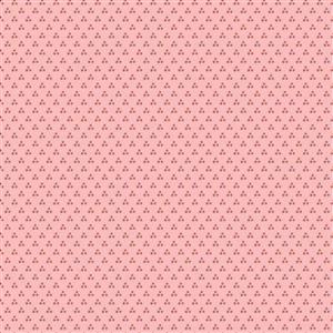 Poppie Cotton Chick-A-Doodle-Doo Chicken Spots on Pink Fabric 0.5m UK exclusive
