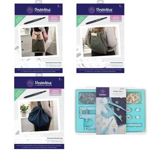 Threaders  Eyelet Tool Kit Collection and Template with Two FREE Bag Making Templates