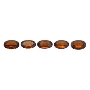 1.3cts Capricorn Zircon 5x3mm Oval Pack of 5 (N)