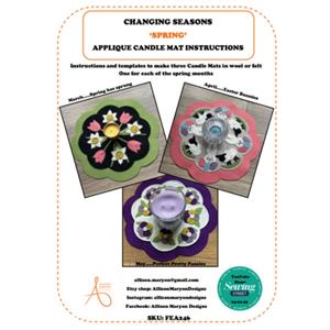 Allison Maryon Spring Candle Mats Instructions