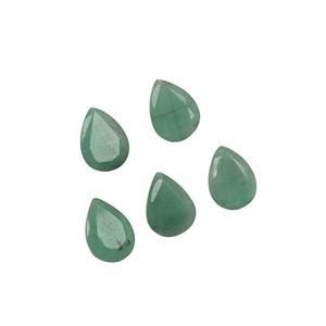 3.85cts Sakota Emerald 8x6mm Pear Pack of 5 (O)
