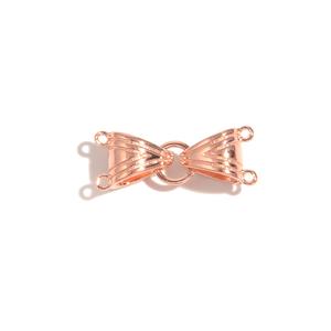 Rose Gold Plated 925 Sterling Silver Triangle Connector/ Pendant Approx 21x9mm