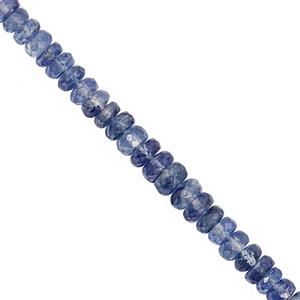 30cts Nilamani Graduated Faceted Rondelles Approx 2.5x1.5 to 5x3mm, 15cm Strand 