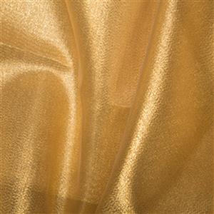 Gold Metallic Organza Fabric 0.5m