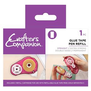Crafter's Companion Glue Tape Pen Refill - Straight