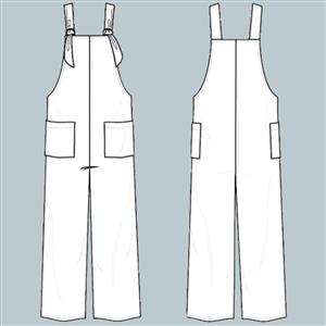 Sew Me Something Ferdi Dungarees Sewing Pattern (Sizes 20-34)