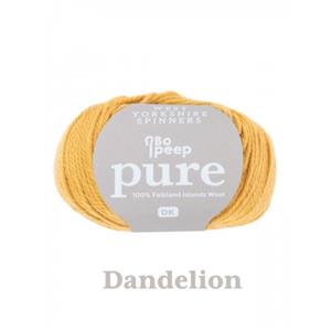 WYS Dandelion Pure 100% Falkland Island DK 100g