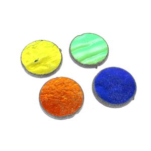 Fuseworks 90 COE Dichroic Fusible Glass Rounds (4pk)