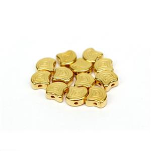 Cymbal Vlasios - Ginko Bead Substitutes - 24K Gold Plated (12pk)