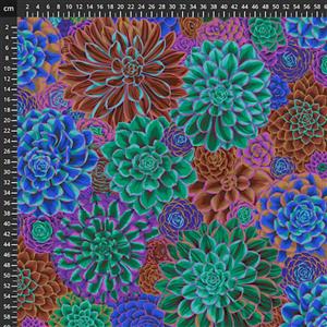 Kaffe Fassett Collective House Leeks Drama Fabric 0.5m