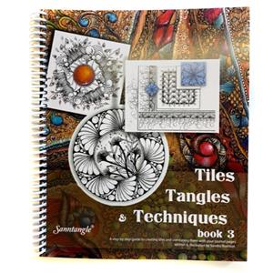 Sanntangle - Tiles Tangles Techniques Book 3, Inc; 12 Tile Designs