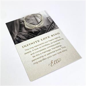 Willow & Tig Collection: 925 Sterling Silver Infinite Love Ring
