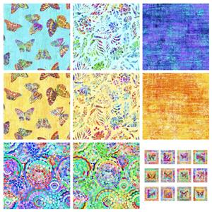 Dan Morris On Painted Wings Collection Fabric Bundle: Panel 90cm & Fabric (4m) 0.5m Free. Save £7.99