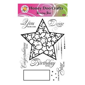 Honey Doo Crafts Shining Star A5 Stamp Set