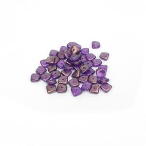 Preciosa Ornela Crystal GT Magenta Slab Beads, 8mm (50pcs)